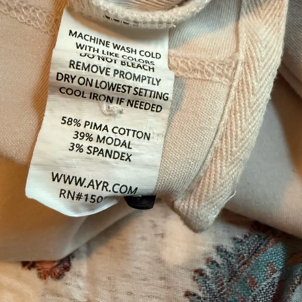 AYR Soft Cream Long Sleeve Sweater Polo - Picture 5 of 5